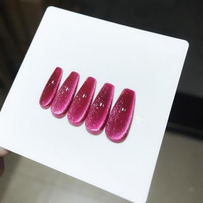 China Wholesale Eco-Friendly Nail Supplies Private Label Vegan Soak Off UV Color Cat Eye Nail Gel Polish Magnetic Magnet Nail Polish for sale