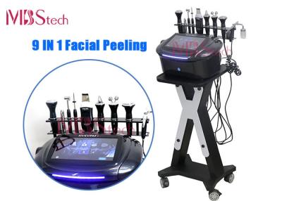 China 9 in 1 Huid die de Hydro Gezichtsmachines van Microdermabrasion reinigen Te koop