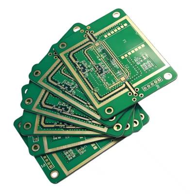 China Placa de circuitos de PCB de alta frecuencia de múltiples capas Máscara de soldadura verde con vías ciegas enterradas en venta