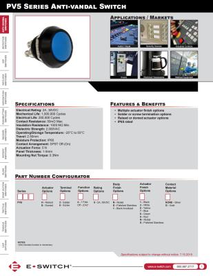 Chine SPST Components électroniques à compression momentanée coupé / allumé à vendre