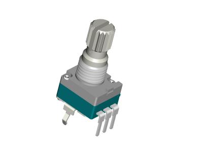 China Adjustable Rotary Voltage Divider Potentiometer PCB Lug 300-3MkΩ Resistance Single Or Dual Gang for sale