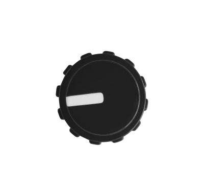 China Material ABS negro personalizado perno para potenciómetro rotativo con eje tipo TB en venta