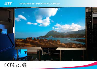 China Pantalla llevada a todo color interior comercial con ángulo de visión 140°, pared video llevada en venta