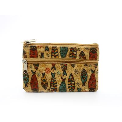 China Waterproof Factory Custom Womens Stopper Vegan Wallet Large Capacity Zippers Stopper Purse With Card Holder Coin Pouch Gift for sale