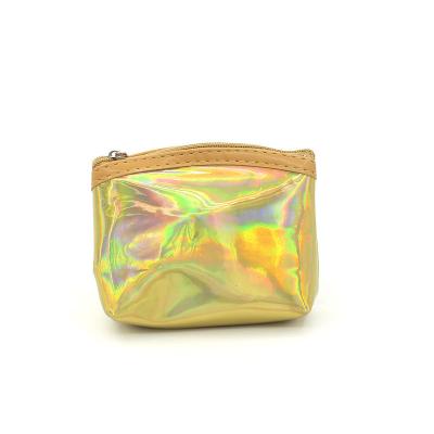 China Wholesale Fashion Shiny Colorful PVC Coin Wallets Women Small Laser Fashion Factory Fashion Small Purse Short Purse Pouch for sale