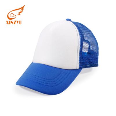 China breathable & Mesh Baseball Hats Nets Hat White Promotional Custom Cheap Waterproof Without Logo for sale