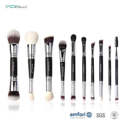 中国 二重側面10pcsのたる製造人のフェルールの女性の構造のブラシ セット 販売のため