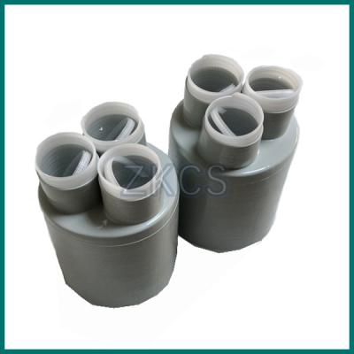 China 3 Finger Light Grey Silicone Rubber Cable Breakout Boots Breakout Cable accessories for sale