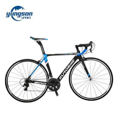 China Aluminum Alloy OEM&ODM 7 Speed Sports Road Bike Carbon Fiber Bicycle for sale