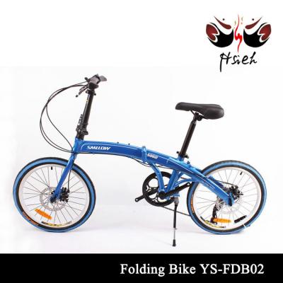 China New 7 Speed Aluminum Alloy 2015 Lightweight Aluminum Folding Bike Folding Bike for sale