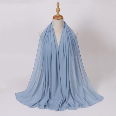China Long satin scarf Wholesale High Quality most beautiful Plain Women muslim fashion scarf middle east arab for sale