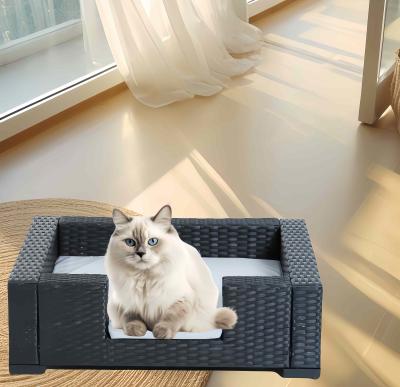 Chine Couchette pour animaux de compagnie à l' intérieur Lit pour animaux de compagnie à quatre pieds Siège pour chiens respirant Sofa Petits animaux Lit Cats Tapis à vendre