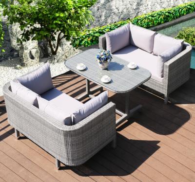 China Sala de estar con terraza en el patio de estilo nórdico Sofá Wicker Rattan Chair Patio en venta