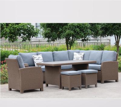 China HW1014 Conversación Conjunto de sofá seccional Muebles de patio Conjunto de vícara de ratán en venta