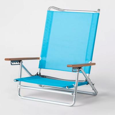 China sea beach chair Easy-carrying portable floor chairs beach chair low folding seat for adults for sale