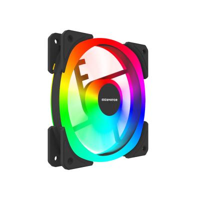 China Computer Case RGB Fan 120mm Computer Fan 12v RGB Cooling RGB PC Fan for sale