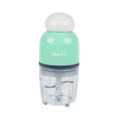 China Simple Creative Design Customized Machine 700ml Small Oval Crusher Garlic Sauce Mixer for sale