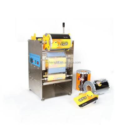 China Popular New 2024 Stainless Steel Bubble Food Tea Water Cup Sealer Popular High Speed Plastic Cup Sealer for sale