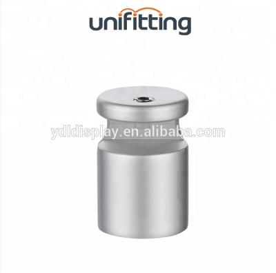 China Durable Wall Mounted Acrylic Side Edge Grip Clamp Aluminum Glass Sign Standoffs for sale