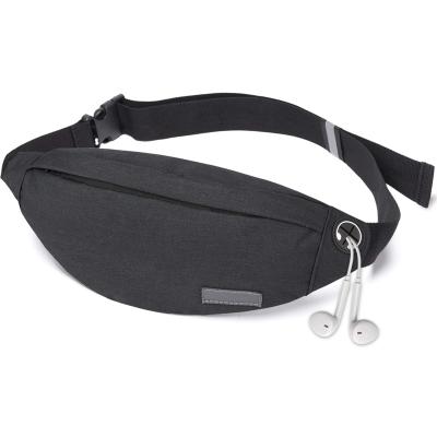 China Custom Colors Men Women Waist Bag Waterproof Popular Fashionable Polyester Running Bag Bum Bag for sale