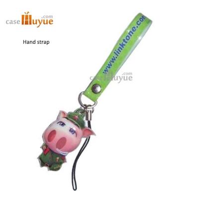 China Japanese Mobile Strap 10mm PVC Mobile Phone Strap from China Lanyard Manufacturer for sale