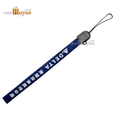 China Mobile Strap for Promotion 10mm polyester webbing silk screen printting LOGO for sale