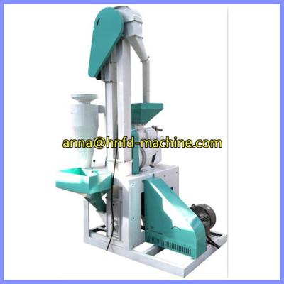 China combined corn peeling and flour grinding machine, maize flour making machine for sale