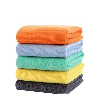 China Factory Wholesale Viable Microfiber Towel Car Detailing Quick Dry Cleaning Towel 30*30cm 300gsm Good Wash For Repeated Use for sale