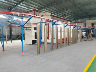 China Sistema automatizado de recubrimiento de polvo Línea de producción de recubrimiento de polvo. en venta