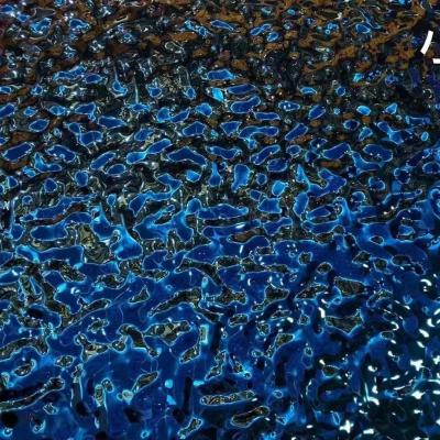 中国 装飾 水波 ステンレス鋼板 鏡 ポーリング SUS304 SUS316L 販売のため
