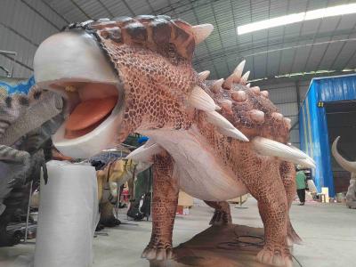 China Lifelike Realistic 3D Model Dinosaur Animated Ankylosaur for sale