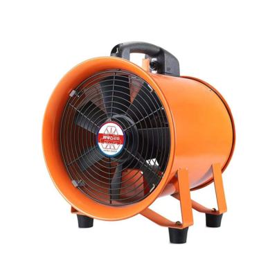 China Large Volume 16inch Metal Wind Exhaust Fan Industrial Outdoor Mobile Axial Fan AC220V with Speed Regulation for Construction Site Use for sale