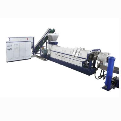 China Low Rotating Speed and Stable Crushed HDPE PP Flake Plastic Pelletizing and Recycling Machine for sale
