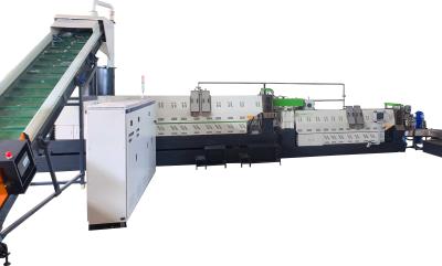 中国 重圧 BOPP プラスチックフィルム 双段階単回螺旋エクストルーダー リサイクルエクストルーダー 機械 販売のため