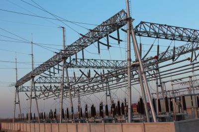 China 500KV Anti Rust Steel Framework Substation Structure With Hot Dip Galvanized for sale