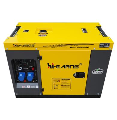 China DG14000SE 1102FD Single Phase Silent Air Cooled Diesel Generator 12KVA DG14000SE for sale