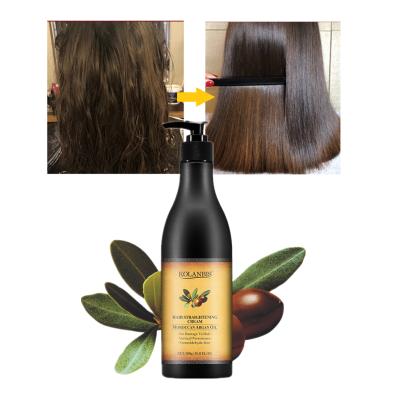 China Color-Protecting Private Label Argan Oil Hair Straightening Cream Formaldehyde Free KOLANBIS for sale