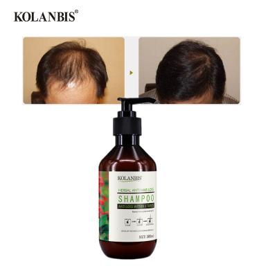 China Anti Hair Loss Prevention KOLANBIS Hair Growth Treatment Shampoo Herbal Ingredient for sale