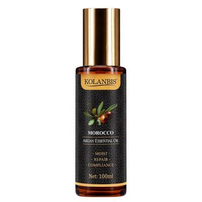China KOLANBIS Vegan Leave On Hair Oil Morocco Argan Serum Oil Private Label for sale