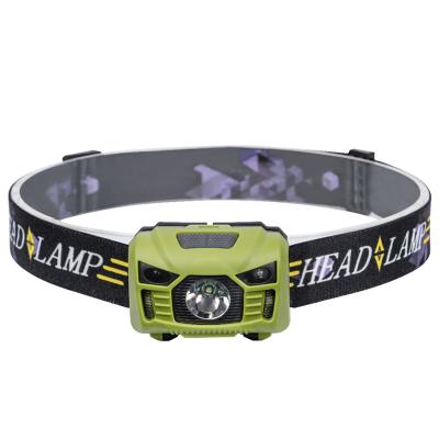 China USB Powerful On/Off Powerful Wave Hand Control High Power Headlamp Rechargeable Waterproof Headlights USB Rechargeable Useful Headlights for sale