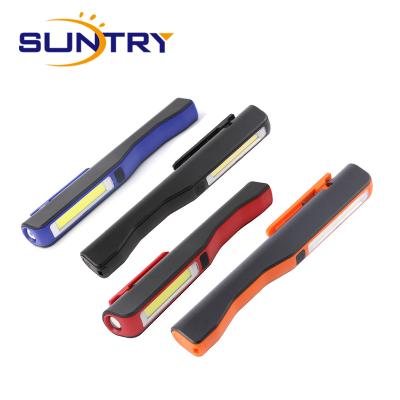 China Mini Portable Pocket COB Flood Light Inspection Super Bright Two-Way LED Flashlight Rechargeable Household Torch Work Light for sale