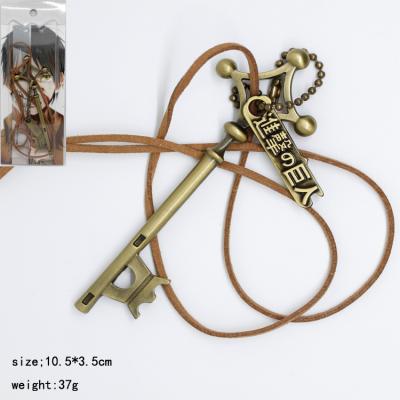 China CLASSIC Attack On Titan / Shingeki No Kyojin Key Chain Form Anime Pendant Necklace for sale