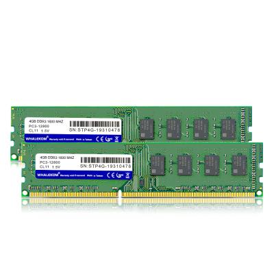 China PC Desktop Memory Wholesale 240Pin 1.5V CL11 DDR3 1600Mhz WHALEKOM Desktop Ram for sale
