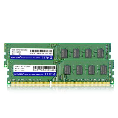 China WHALEKOM Desktop Factory Price 240Pin CL11 1.5V DDR3 8Gb 1600Mhz RAM for sale