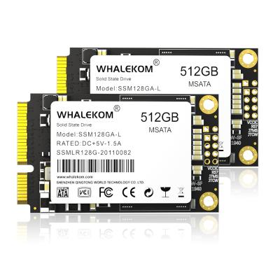 China Fast Speed SSD WHALEKOM Internal Mini mSATA SSD 128GB 256GB 512GB 1TB SSD Hard Drive For Laptop PC for sale