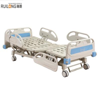 China Hospital/home nursing home//metal 5 function medical electric hospital bed of first aid center/nurse station RC-002 equipment,furniture and facilities for sale