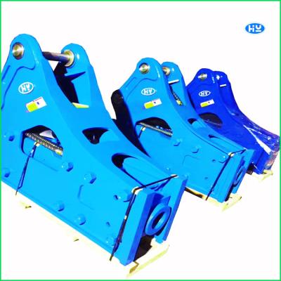 China El excavador hidráulico Hammers Concrete Breaker de la correa eslabonada de Q345B marca con hoyos 165m m Rod en venta