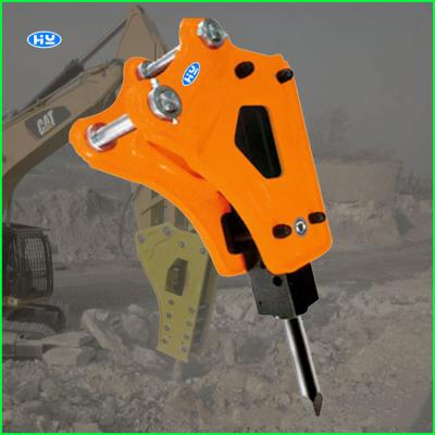 Cina interruttore a 0,75 pollici della roccia di impatto del tubo flessibile di Breaker dell'escavatore idraulico degli scalpelli 40Cr di 100mm in vendita