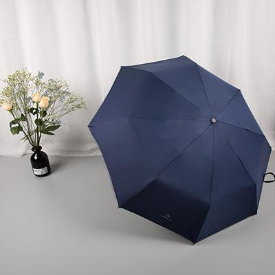 China Newest Contemporary China Supplier Customized 3 Times Manual Open Portable Umbrellas for sale