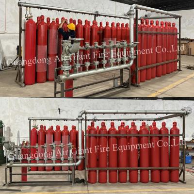 China Inertgas Argon IG55 Brandblussysteem voor computerruimte Te koop
